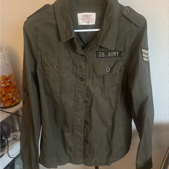 Ashley By 26 International Jackets & Blazers - Ashley By 26 International Olive Utility Jacket